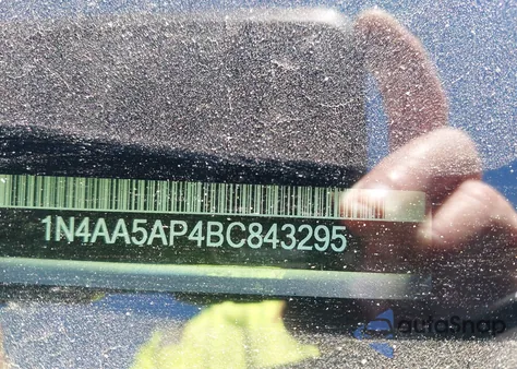 2011 Nissan Maxima 3.5 Sv из США, поврежденный, VIN 1N4AA5AP4BC843295